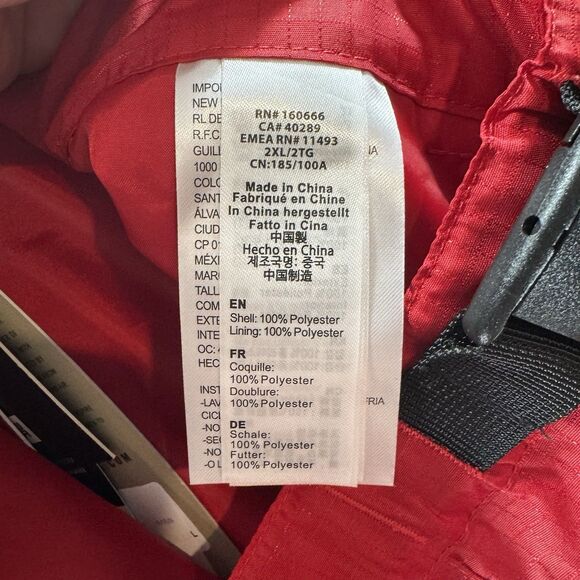 Atlanta Hawks Shorts Mens 2XL XXL Alpha Industries X New Era Rip Stop New Red - Picture 11 of 15